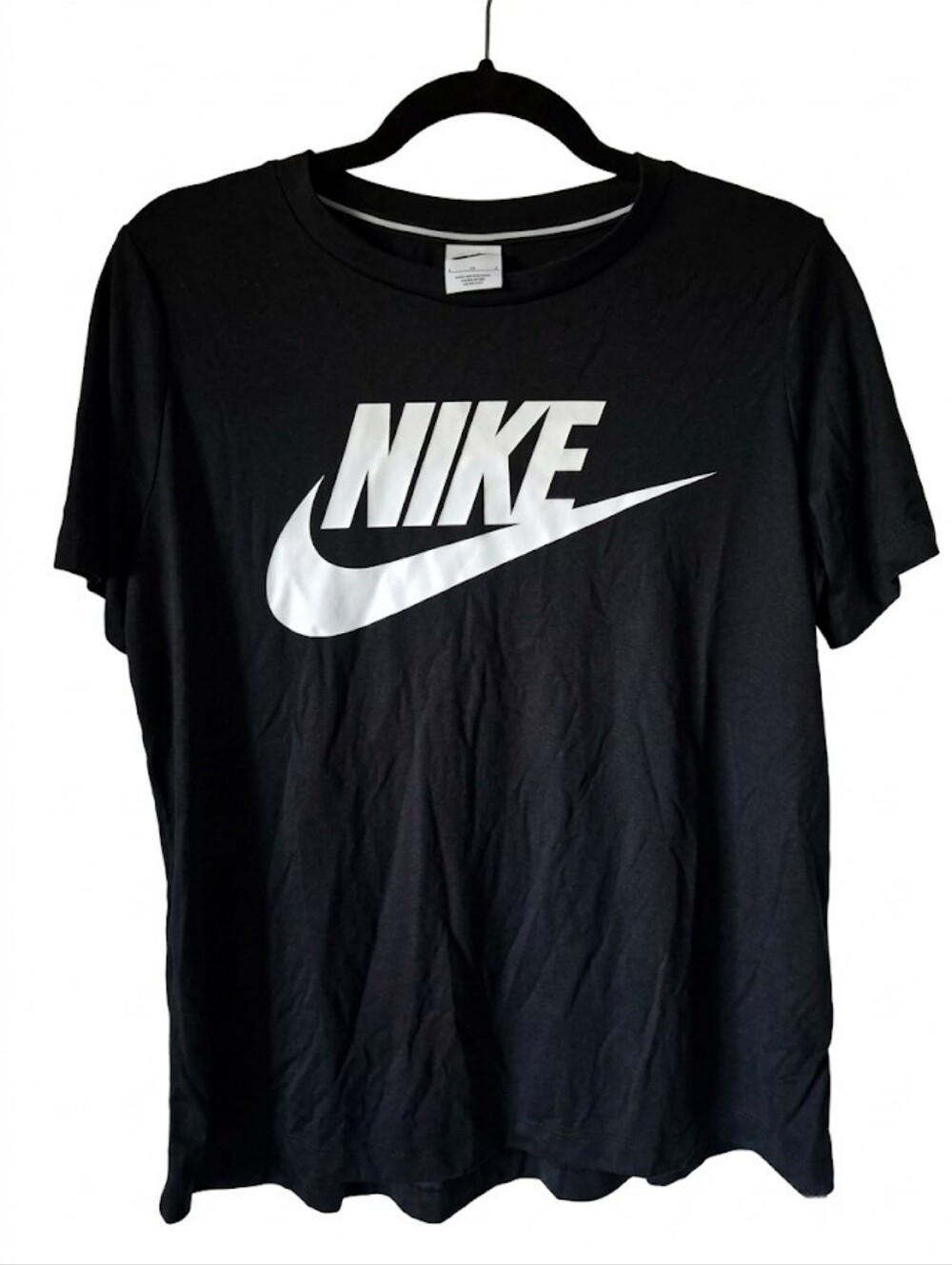 Nike Classic Swoosh Graphic Tee | Soft Modal Blend Short Sleeve T-Shirt - Size L